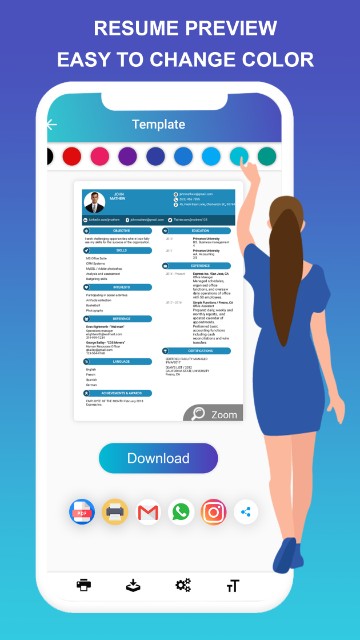 online resume maker app